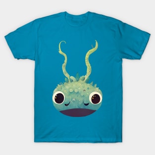 Green Cute Sea Monster T-Shirt
